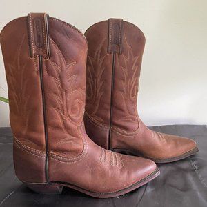 Boulet Women’s Western Cowboy Leather Boots, Size 7